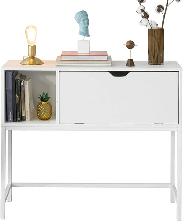 Consoletafel Hal - Tafelzijde - Tafeleinde - Tafel Woonkamertafel - 92x30x80cm
