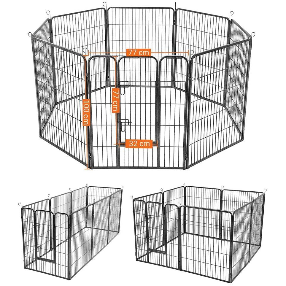 Hondenbench - hondenren - hondenkennel - puppyren - 77 x 100 cm