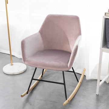Schommelstoel - Fauteuil - Relaxfauteuil - Fauteuil Fluwelen Zitting