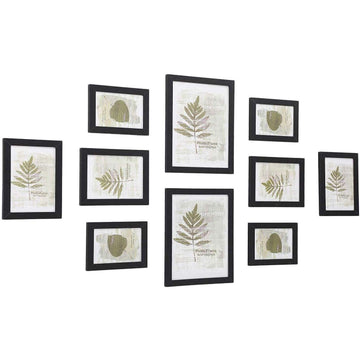 Fotolijstset 10 stuks - 2x 20x25, 4x 13x18, 4x 10x15 cm