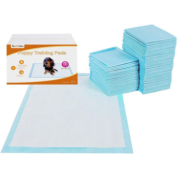 Puppy trainingsmatten - 100 stuks - plasmatten - puppytoilet - hygiënepad - blauw