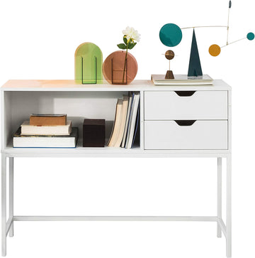 consoletafel met 2 laden - haltafel - bijzettafel - bijzettafel - woonkamertafel - 110x30x80cm
