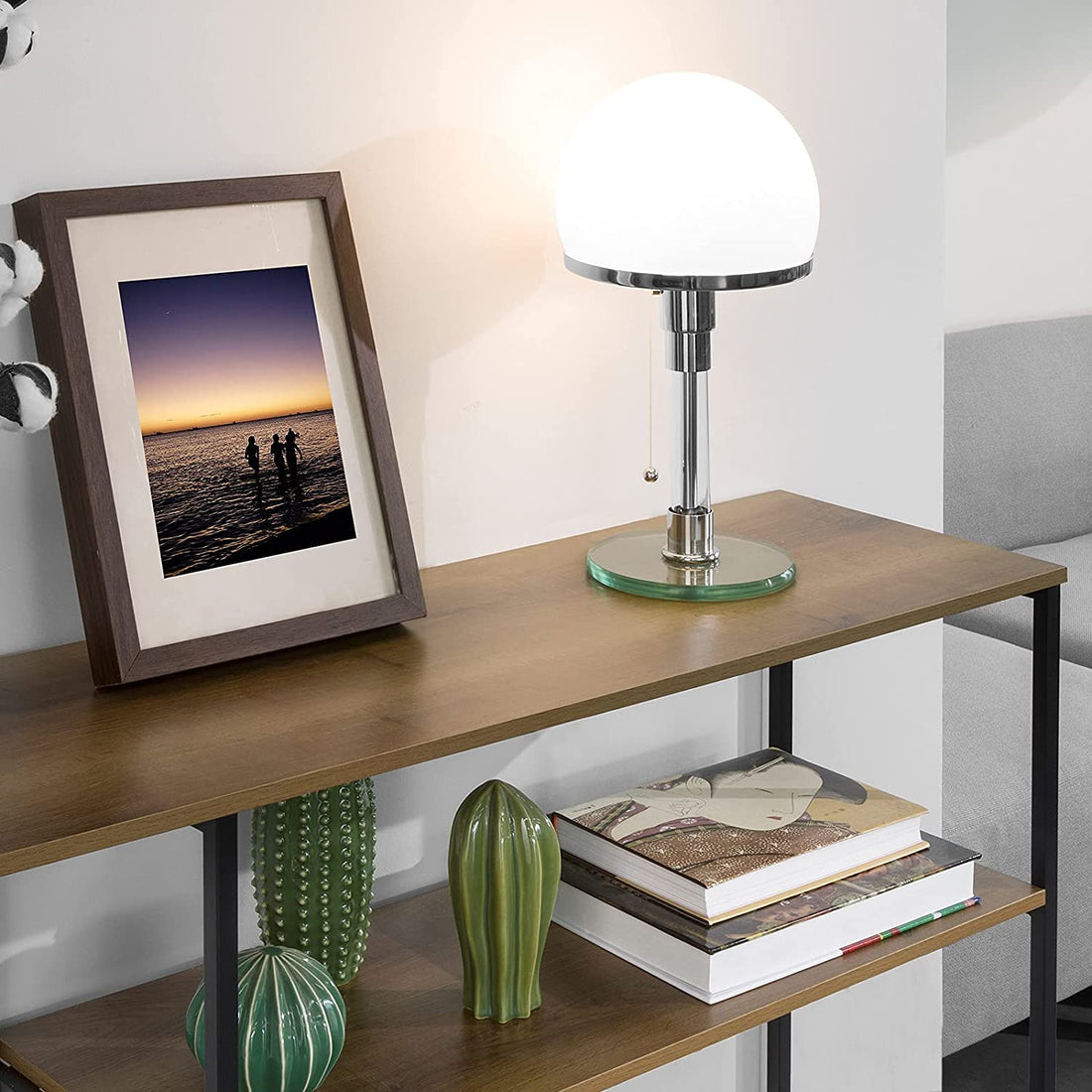 Consoletafel - Haltafel - Bijzettafel - Bijzettafel - Woonkamer - Sofatafel - met 3 Planken - B120 x D30 x H80cm