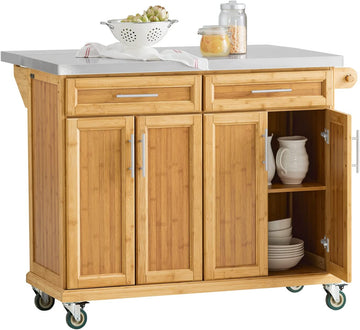 Uitschuifbare Keukenopbergwagen - Keukenkast - Kast - Dressoir Keukeneiland