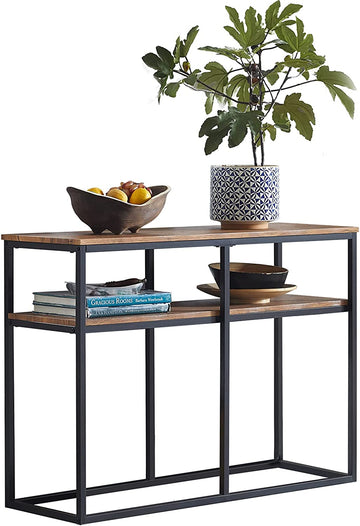 Consoletafel Hal - Tafel Woonkamer - Tafelbank - Tafelzijde - Tafeleinde - Tafel met 2 planken