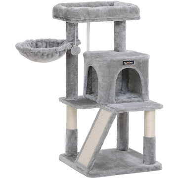 Kattenboom - krabpaal - kattenhuis - 48 x 48 x 96 cm (LxBxH)