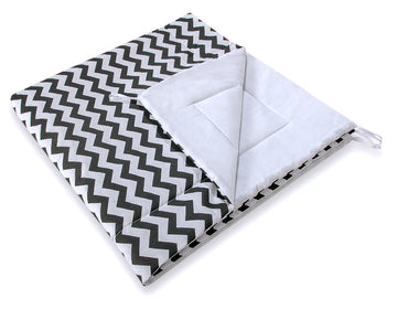 Dubbelsidig lekmatta - lekmatta - bomull - maskintvättbar - säker för barn