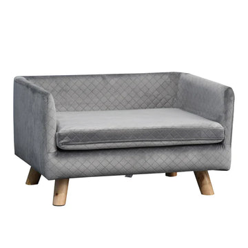 Hondenbank en kattenbank - Scandinavisch design | Kleur: Donkergrijs | Afmetingen: 64x45x36 cm