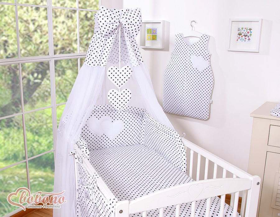 Chiffonghimmel - himmelssängsgardin - mysig atmosfär för spjälsäng eller babysäng