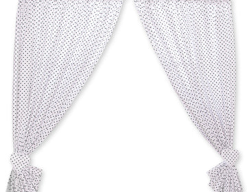 Set med 2 gardiner till babyrummet - barngardiner - 100 % bomull, lätta att tvätta