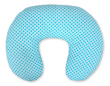 Voedingskussen, zwangerschapskussen, ergonomische rugondersteuning - rosette mint