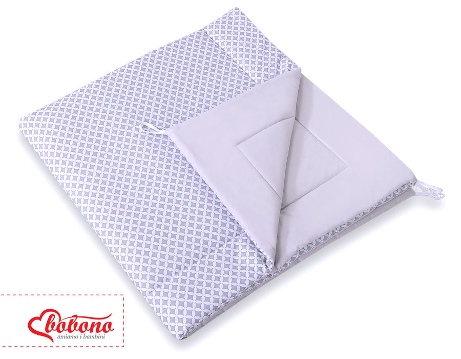 Dubbelsidig lekmatta, golvmatta, 100 % bomull, Oeko-Tex, tvättbar, perfekt för tipitält