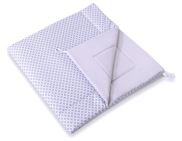 Dubbelsidig lekmatta, golvmatta, 100 % bomull, Oeko-Tex, tvättbar, perfekt för tipitält