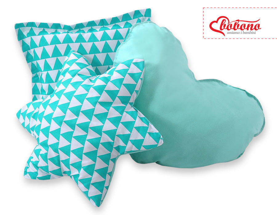3-delige kussenset - sierkussens - zachte decoratie voor kinderkamer
