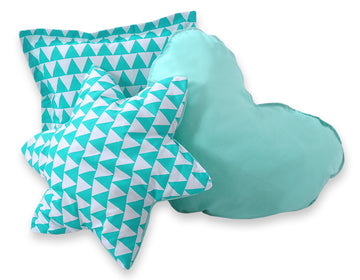 3-delige kussenset - sierkussens - zachte decoratie voor kinderkamer