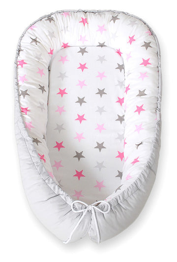 Baby nest, babynestje, geborgen slaapomgeving – Dubbelzijdig & Verstelbaar – BOBONO Premium