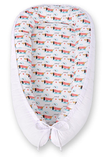 Babynest Dubbelzijdig Cocoon - wiegnestje - Veilig & geborgen slapen voor baby's
