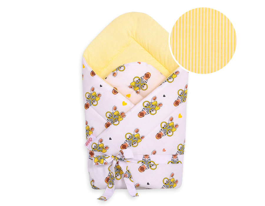 Dubbelzijdig baby nestje - wikkeldekentje - ergonomisch & verstelbaar voor optimale geborgenheid