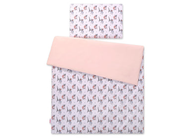 2-delige baby beddengoedset – wiegset – 100% katoen, zacht en huidvriendelijk