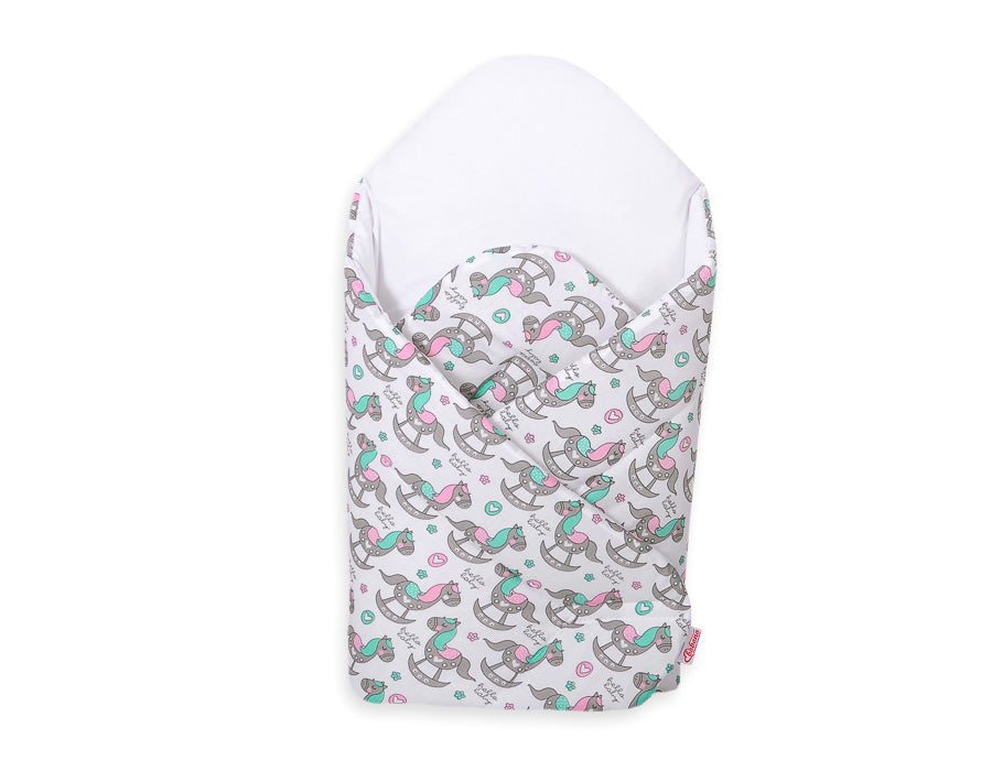 Baby nest met versteviging - babynestje - warm en veilig inwikkelen voor pasgeborenen