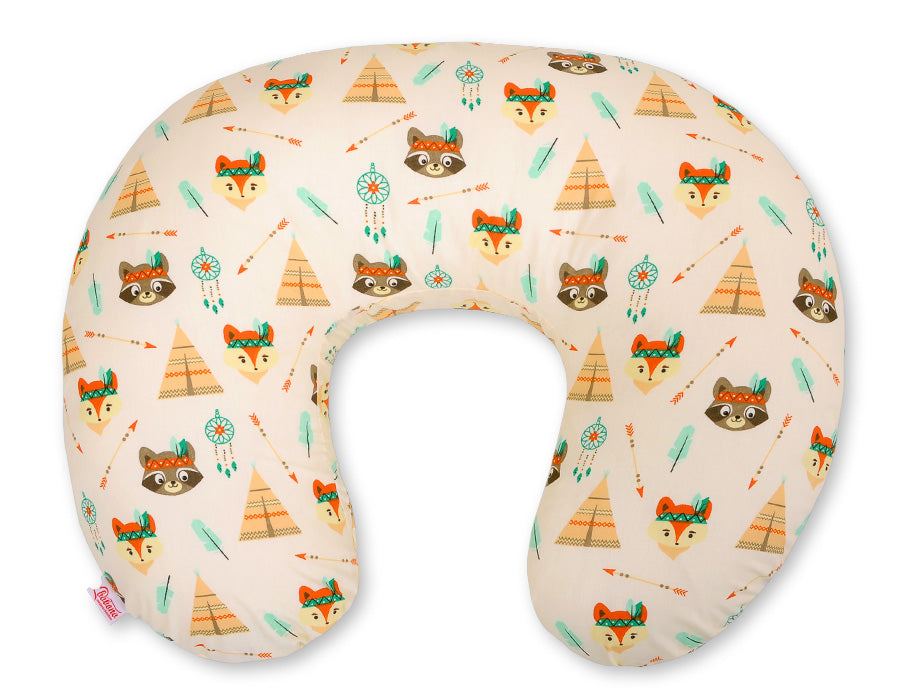 Voedingskussen – zwangerschapskussen – ergonomisch & comfortabel, steun voor mama en baby