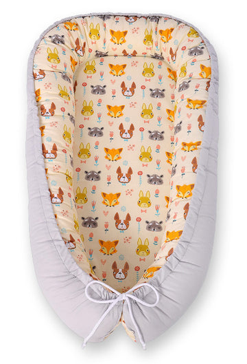 Baby nestje, cocoon, veilig en comfortabel slapen voor baby – dubbelzijdig – BOBONO