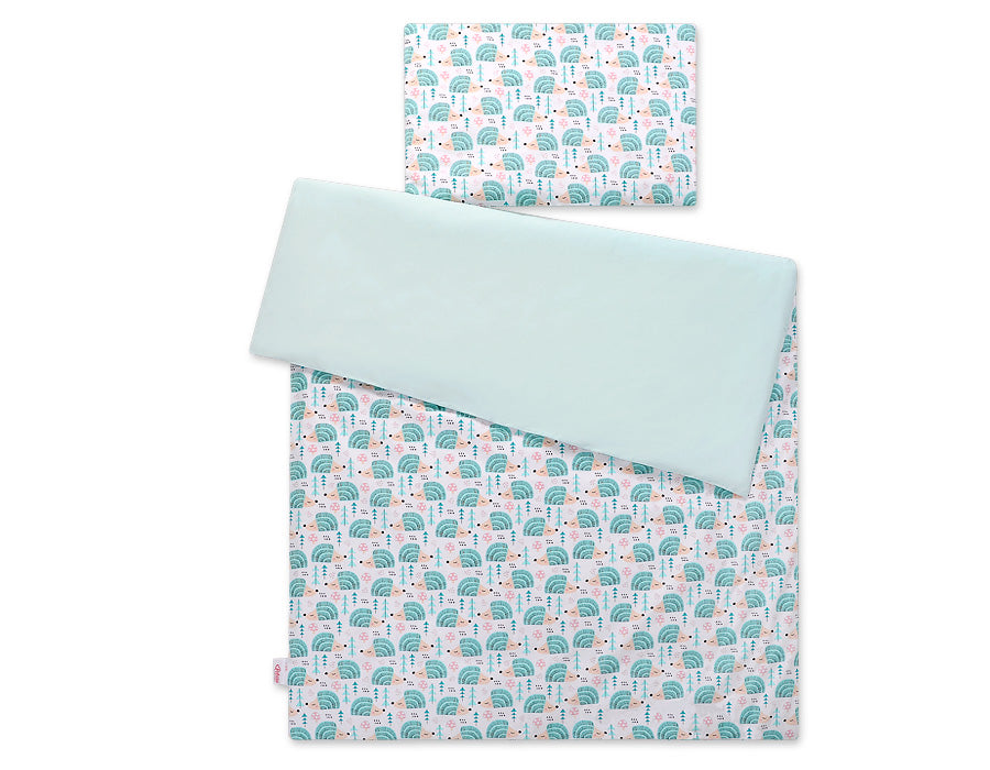 Babykatoenen beddenset 2-delig - dekbedovertrek - huidvriendelijk & veilig voor baby's