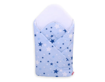 Baby nest – babynestje – optimale ondersteuning en veiligheid voor pasgeborenen, blauw met sterren