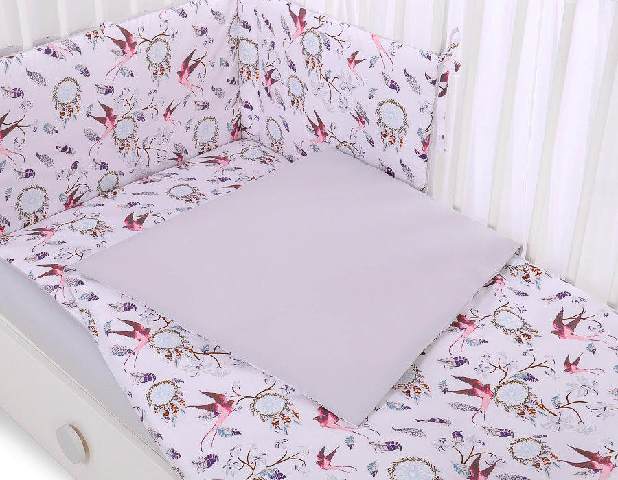 Baby beddengoed set - katoenen ledikantset - extra zacht & huidvriendelijk 120x90 cm
