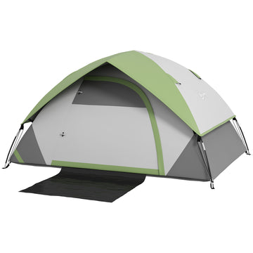 2-persoons koepeltent - Waterdichte campingtent | Kleur: Groen | Afmetingen: 150x210x110 cm