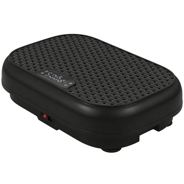 Vibratieplaat 120 standen, 5 programma’s met banden | Kleur: Zwart | Afmetingen: 32x48x12,5 cm