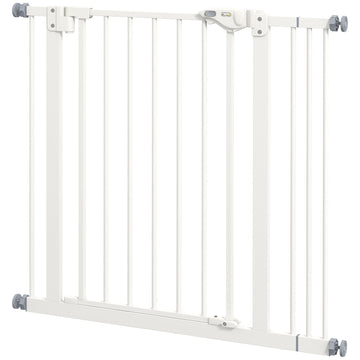 Hondenhek - Metalen huisdierenhek | Kleur: Wit