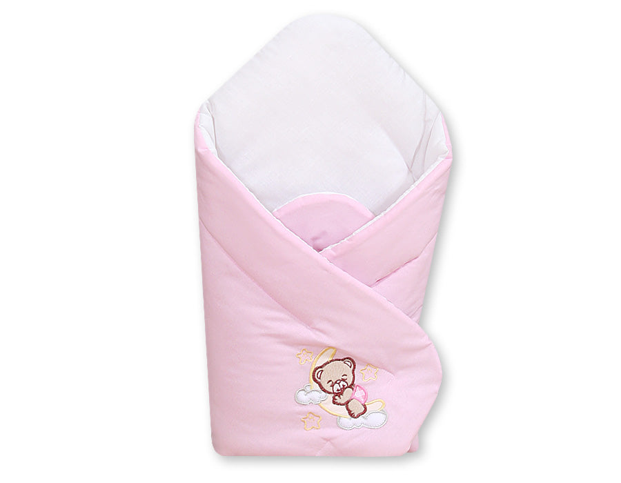 Babynest - babyligkussen - 100% katoen comfort en veiligheid - Good Night Roze