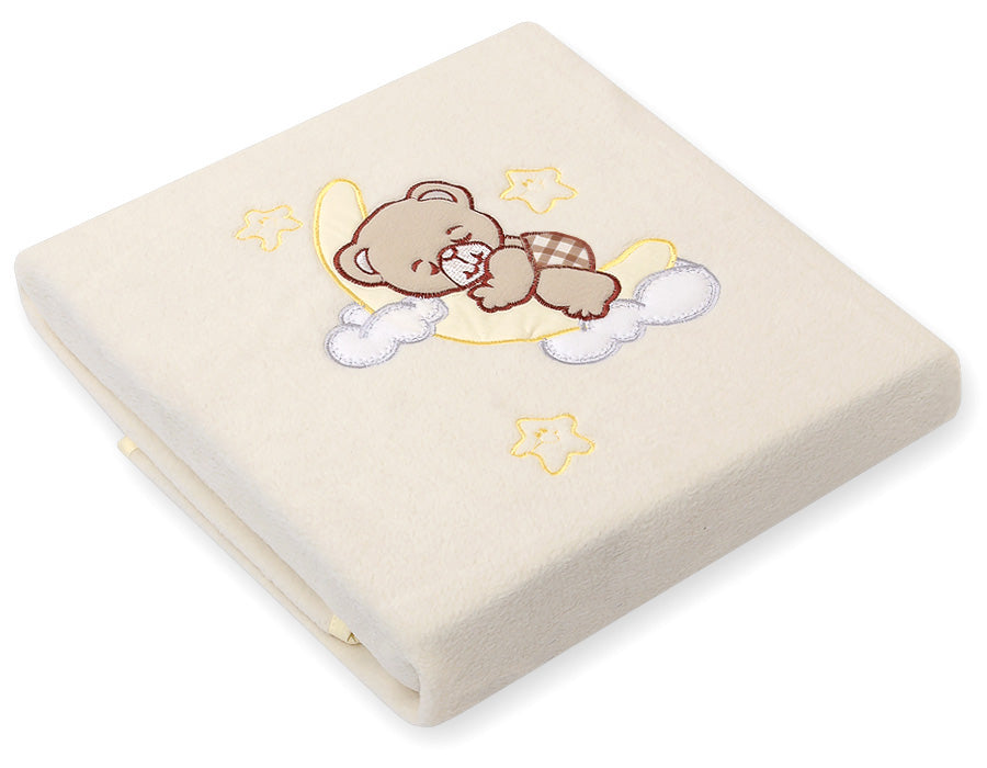 Polarfleecefilt - rutig - extra mjuk och varm för bebisar