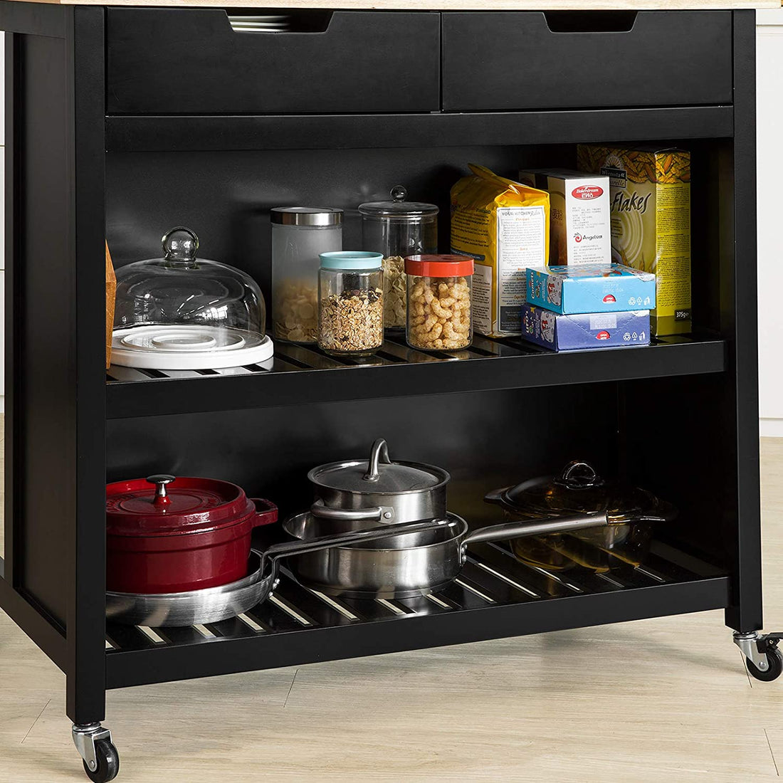 Keukenopbergwagen Keukenopbergplank Keuken Ontbijt Eettafel Bartafel