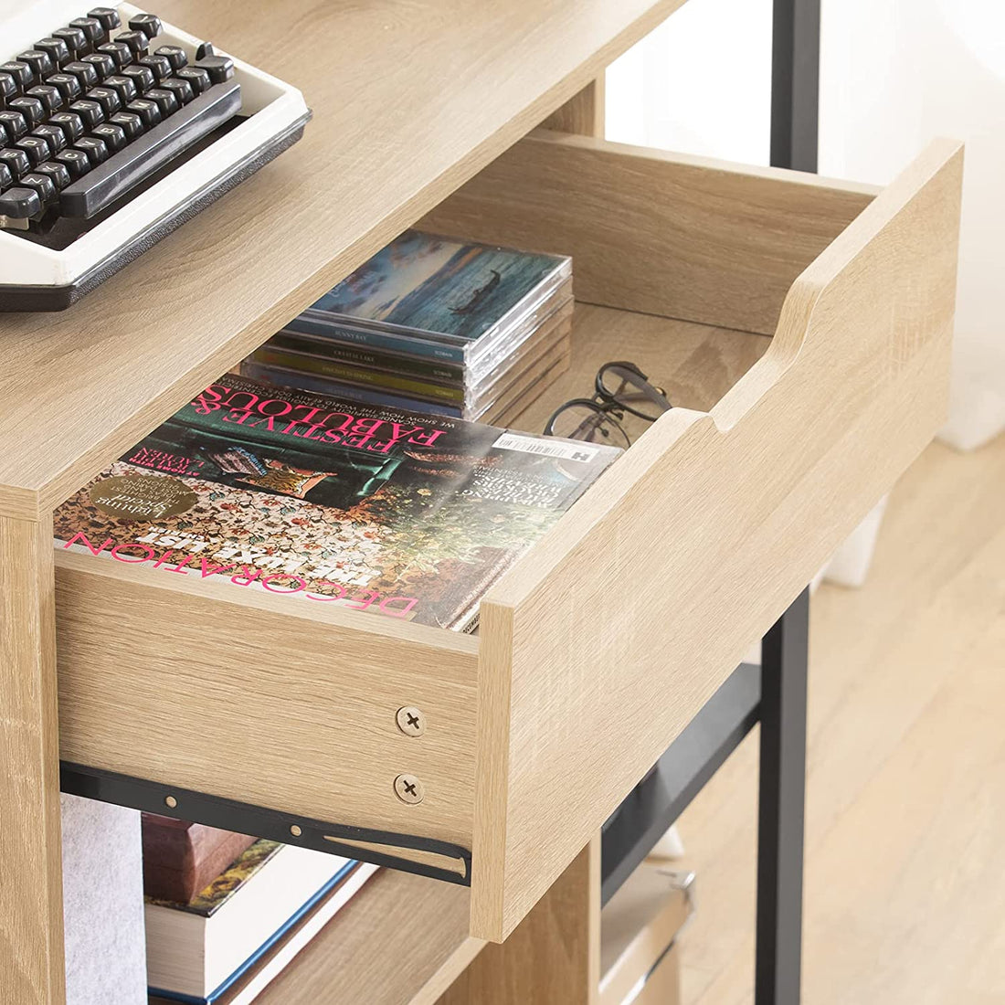 consoletafel - bijzettafel - bijzettafel - opbergplank dressoir haltafel - woonkamer bijzettafel
