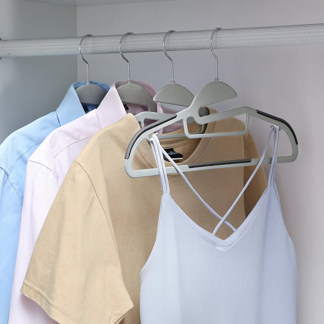 Kledinghangers set van 20 - antislip - kleerhangers