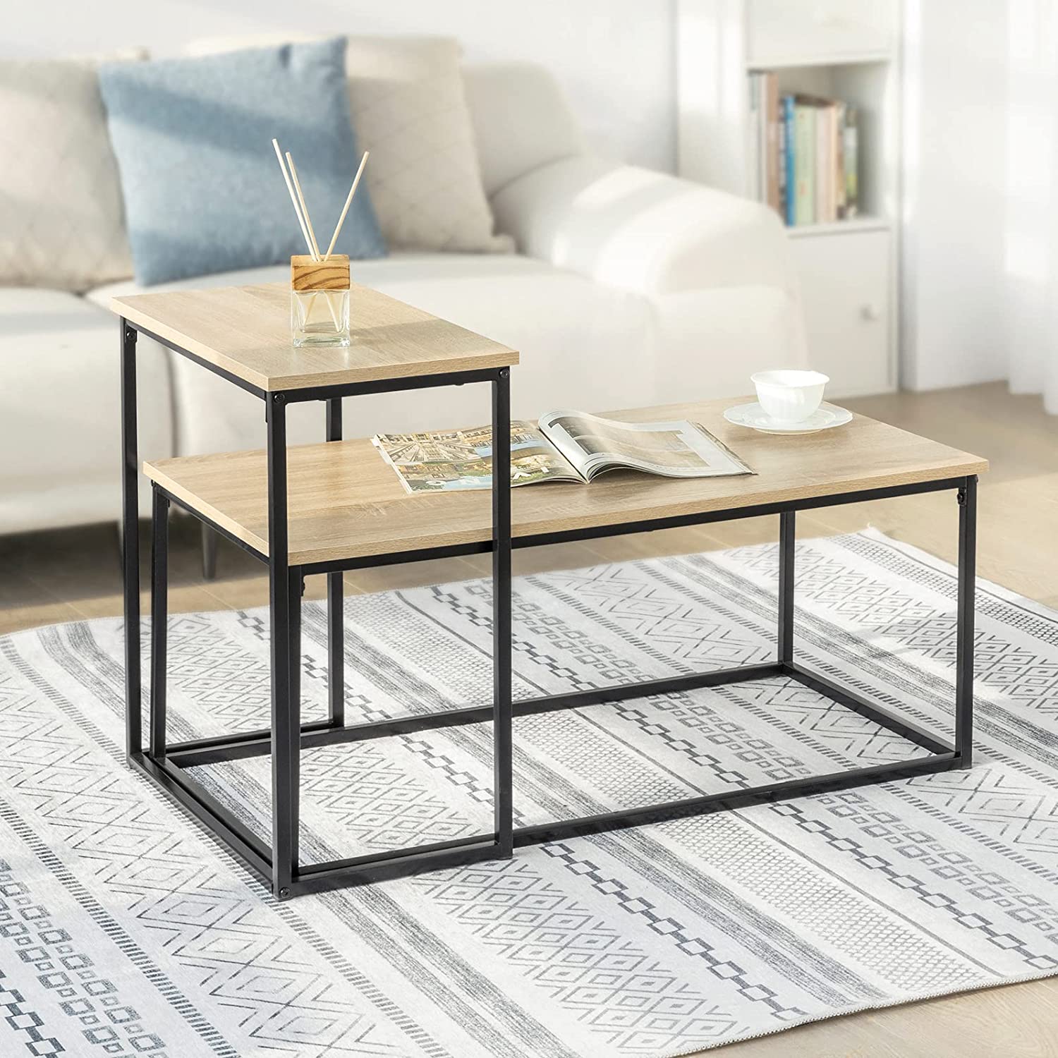 Tafels in industriële stijl - Woonkamertafels - Salontafels