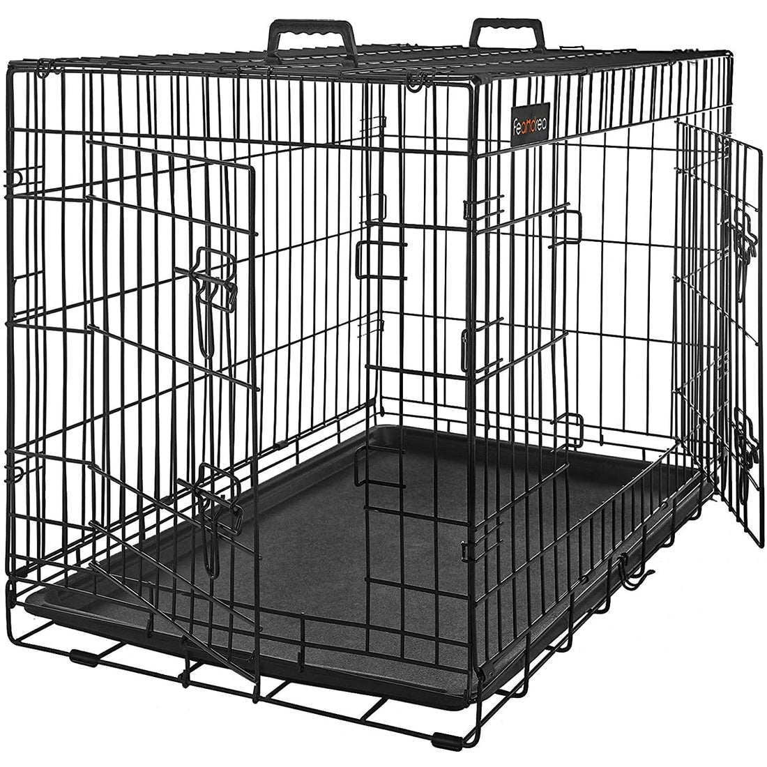 Hondenbench - kennel - 2 deuren - 107 x 70 x 77,5 cm