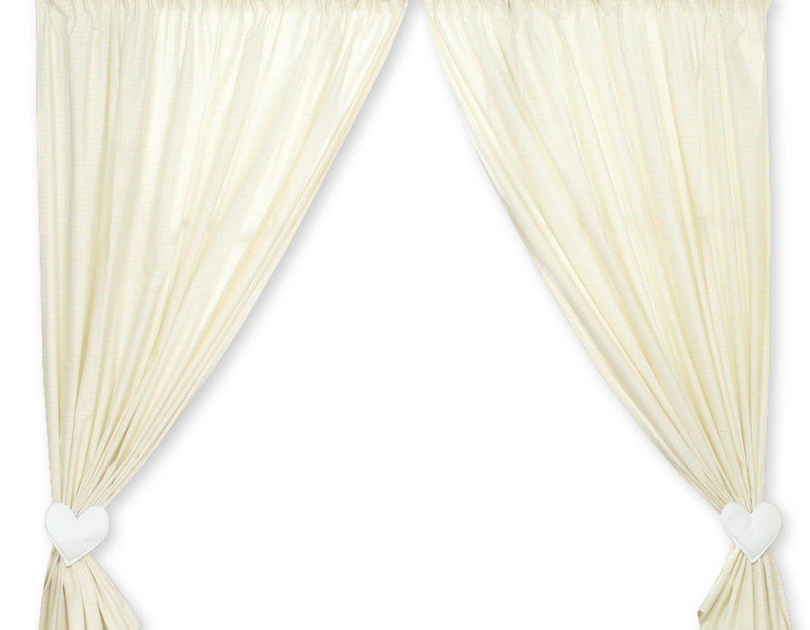 Set med 2 barnrumsgardiner - barngardiner - 100 % bomull, tvättbara