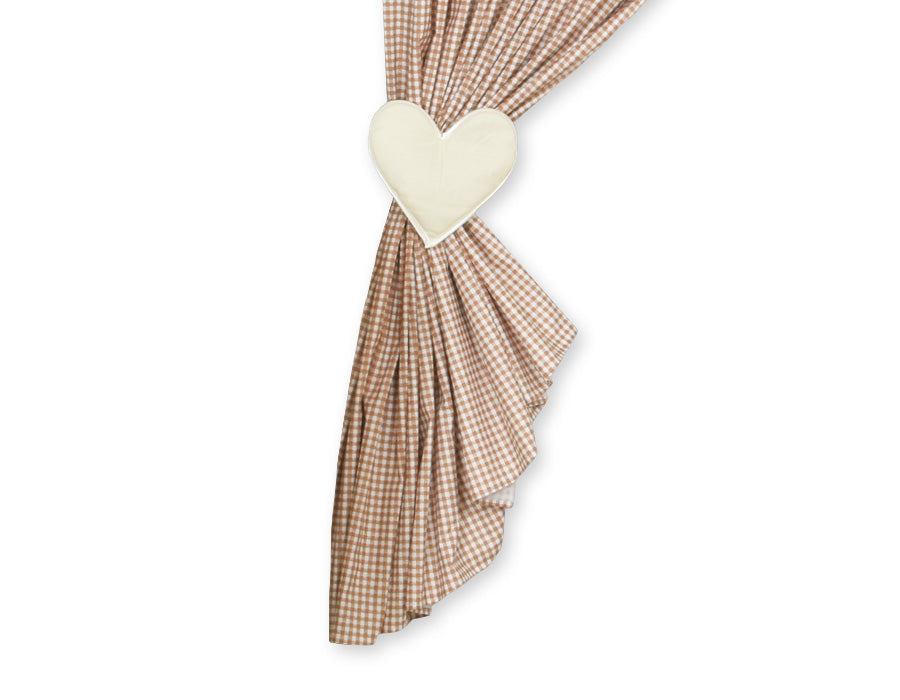 Set med 2 gardiner - barngardiner - mysig atmosfär, tvättbara, nallebjörn, 155x155 cm