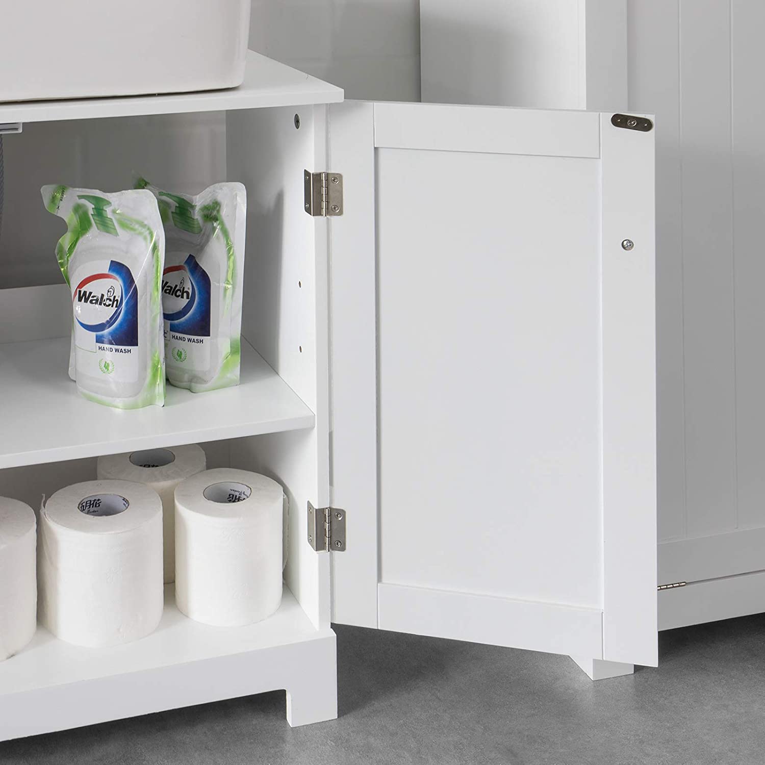 Ondergootsteenkast Badkamer - Onderkast Badkameropberger - Kast met 2 deuren