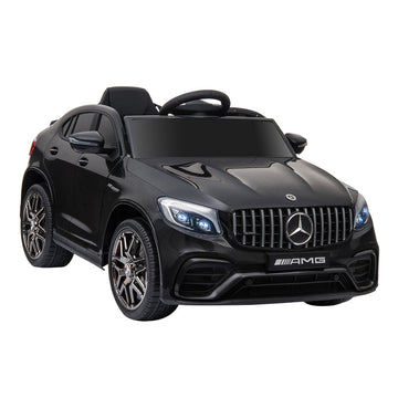 Elektrische kinderauto Mercedes-Benz AMG GLA45 | Kleur: Zwart | Afmetingen: 70x115x55 cm