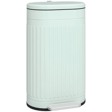 30L pedaalemmer met deksel en softclose | Kleur: Groen | Afmetingen: 31,2x36,5x60,8 cm