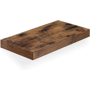 Houten wandplank - zwevende industriële wandplank