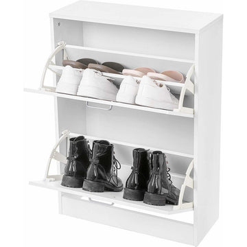 Schoenenkast voor 12 paar schoenen - houten schoenenrek