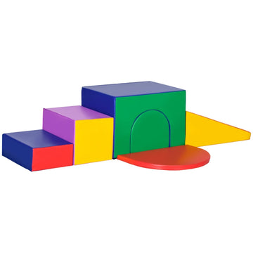 Zachte foam bouwblokkenset - 7-delige speelset | Kleur: Multicolor | Afmetingen: 130x170x40 cm