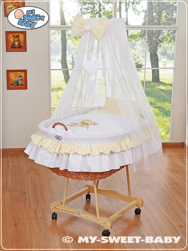 4-delige hoeslaken set - beddengoedset - 100% katoen, perfect voor gevoelige babyhuid