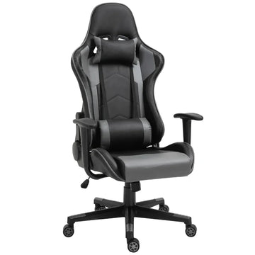 Gamingstoel - ergonomische bureaustoel | Kleur: Zwart | Afmetingen: 67,5x74x126-136 cm
