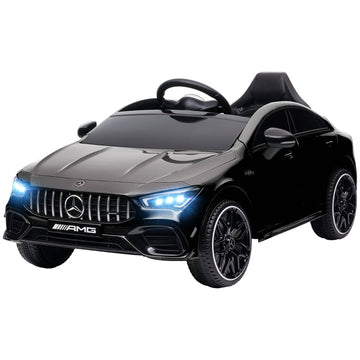 Mercedes-AMG CLA 45 elektrische kinderauto | Kleur: Zwart | Afmetingen: 61x110x45 cm